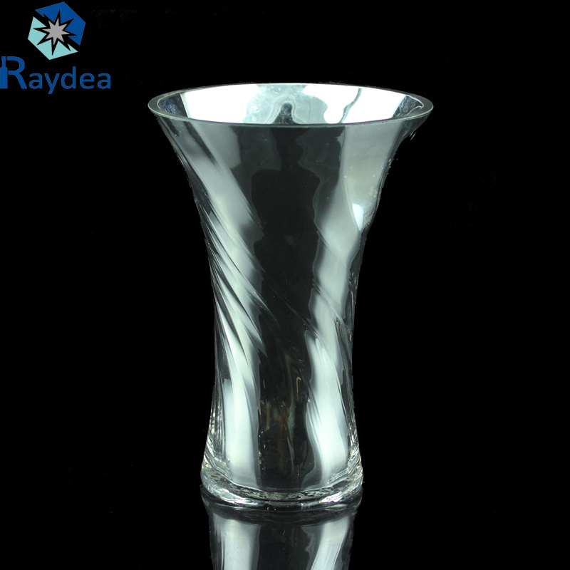 Hand-Made Blown Colorful Galvanized Glass Vase