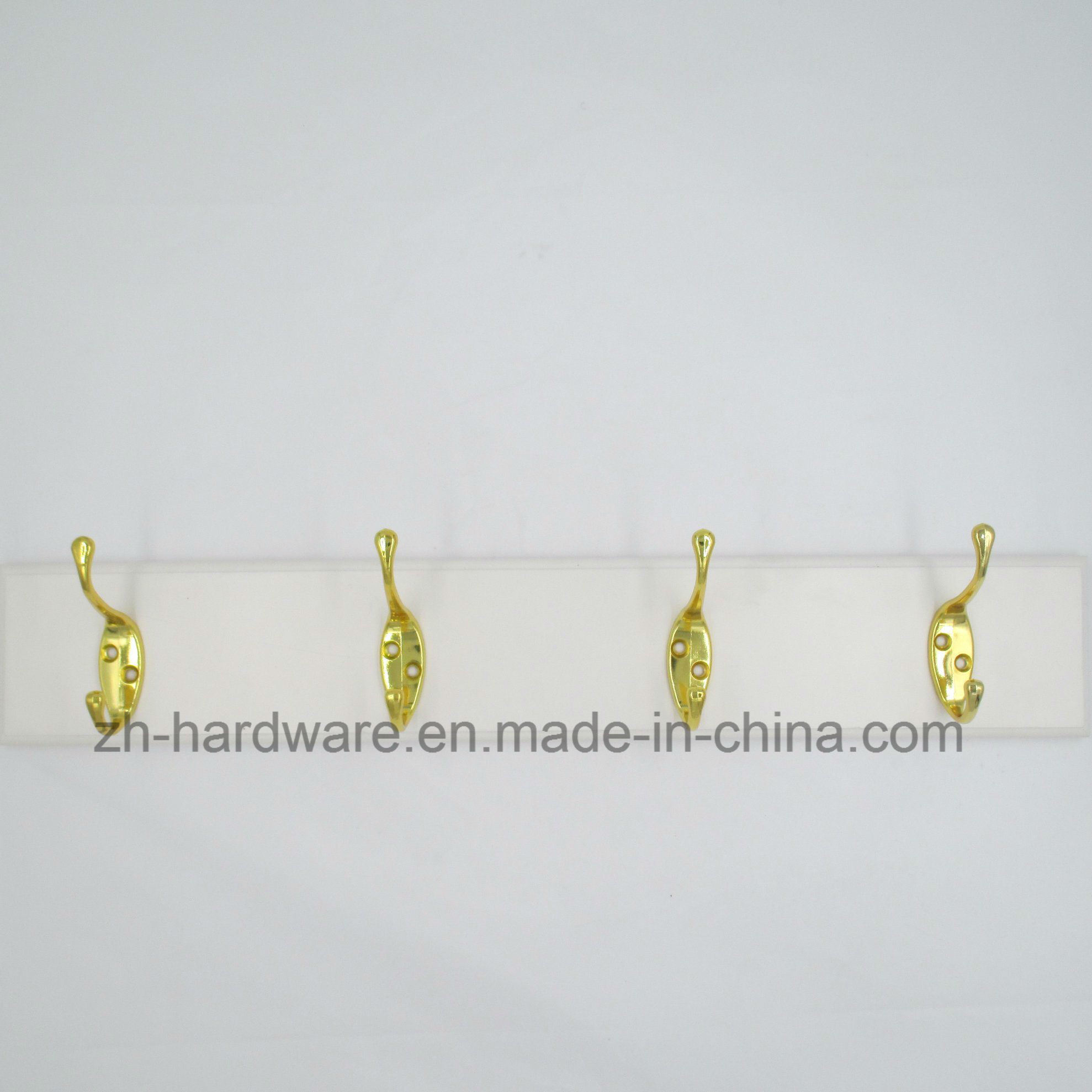 High-Grade Beautiful Clothes Hook Wooden & Metal Board Hook (ZH-7006)