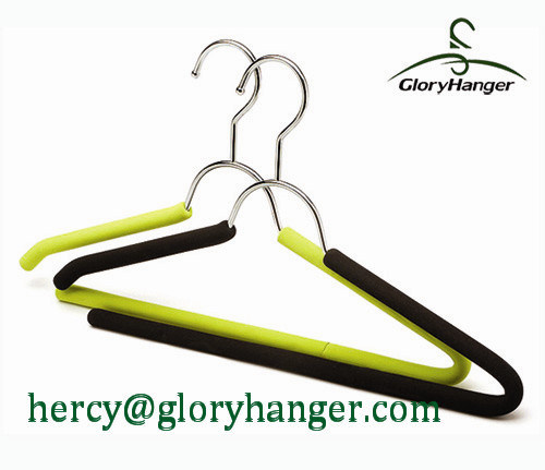 Wholesale Colorful Foam Metal Hanger