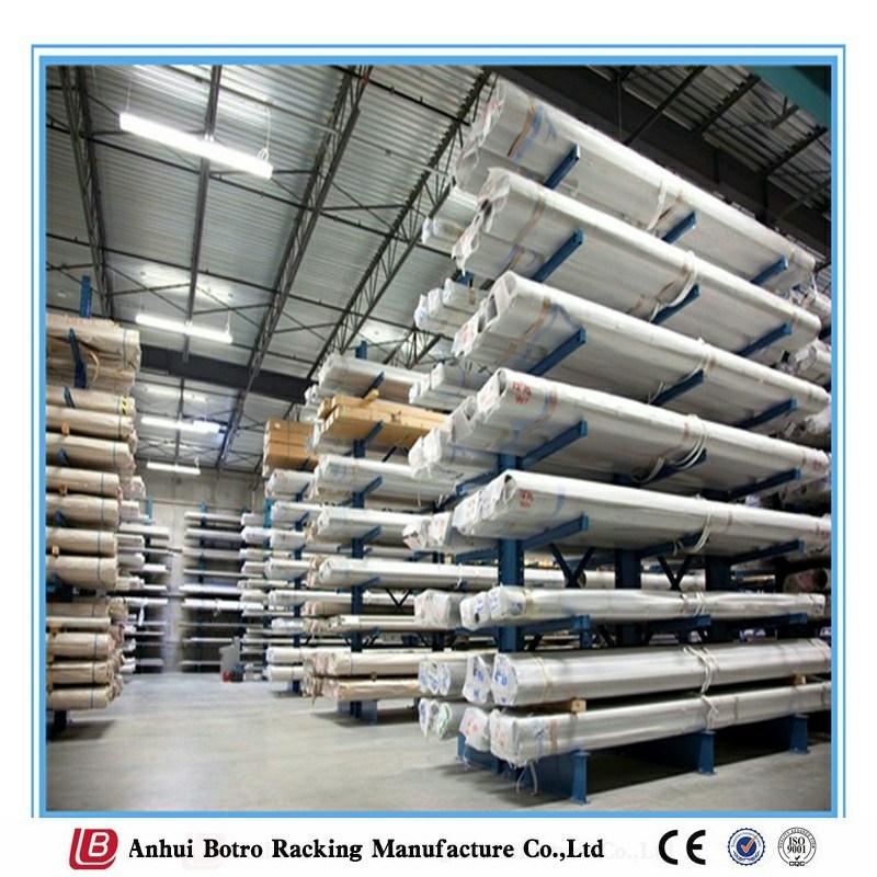 ISO9001 BV Bulk Storage Steel Cantilver Racking