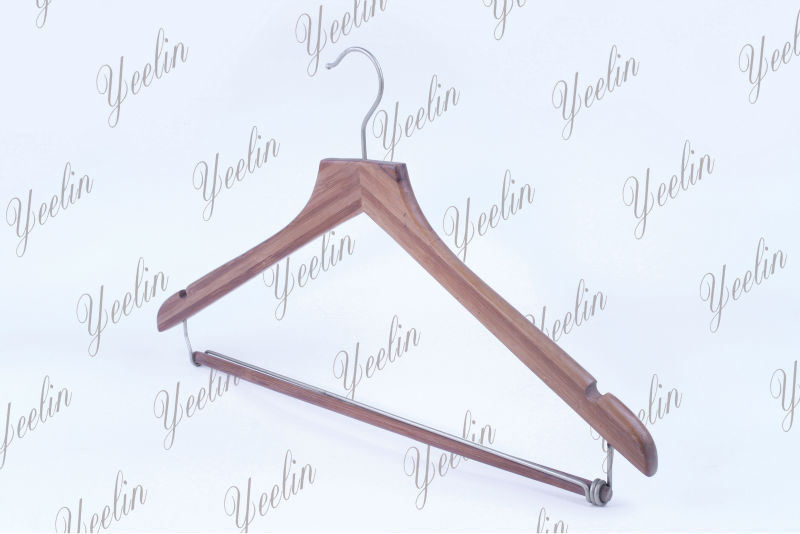 Light Bamboo Hanger Ylbm6712h-Ntln1 for Supermarket