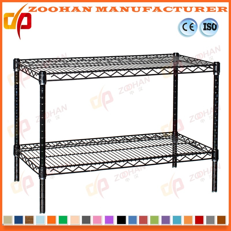 2 Tier Metal Wire Shelves 12