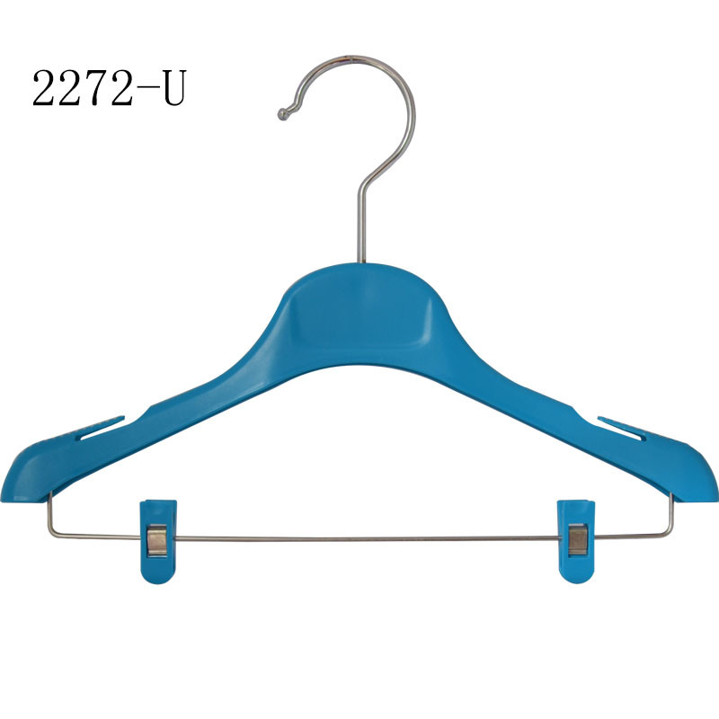 Wholesale Custom Coat Display Children Plastic Hanger for Shop