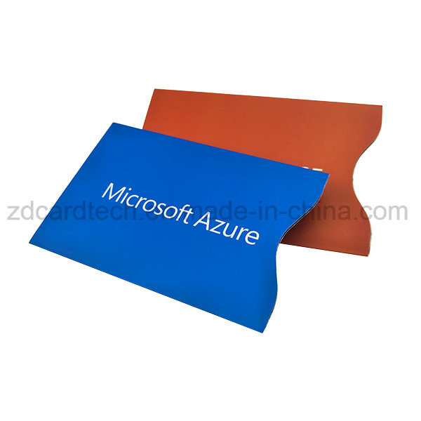 Custom Printing Paper RFID Blocking Credit Card Holder