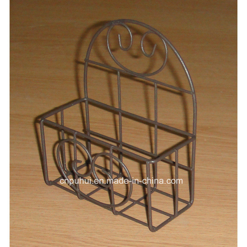 Antique Outlook Wire Sundries Rack Holder (LJ9020)