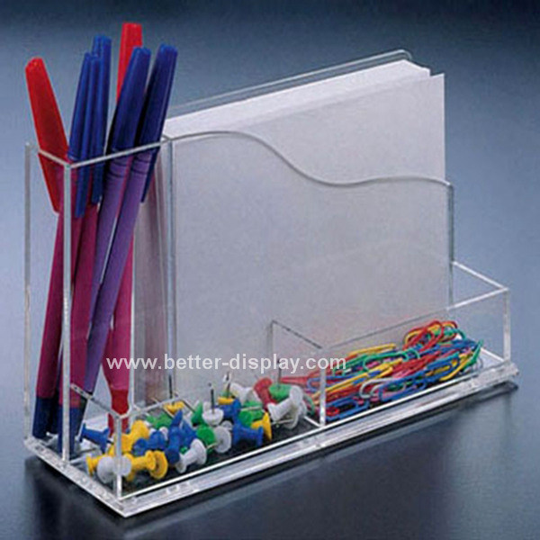 Acrylic Pocket Notebook with Pen Holder (BTRH1027)