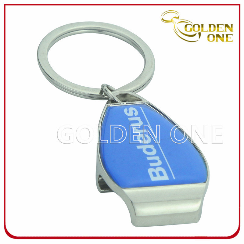 Custom Design Printed Metal Bottle Opener Keyring