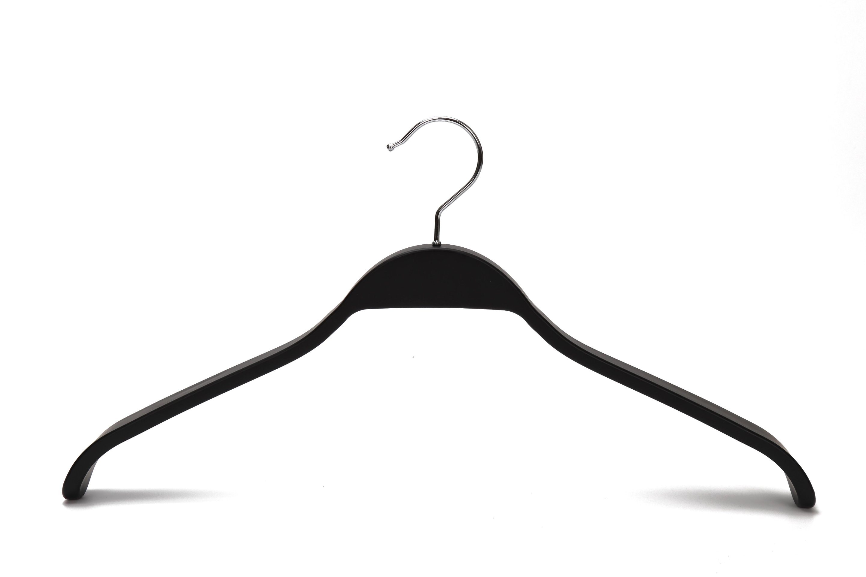 High Grade Custom Gold Plastic Hanger Black for Clothes