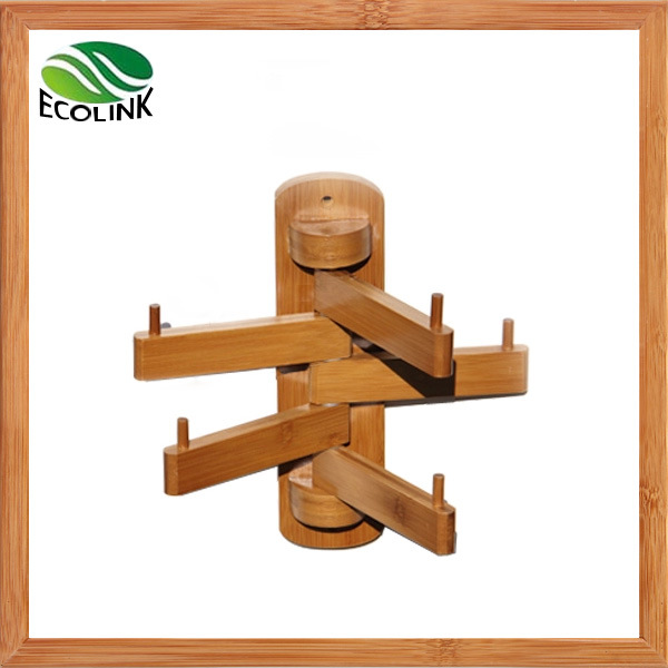 Bamboo Coat Rack / Coat and Hat Hanger