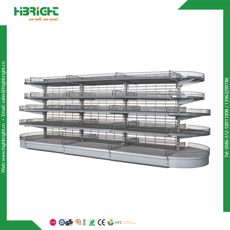 Supermarket Shelf Metal Display Rack Display Shelf