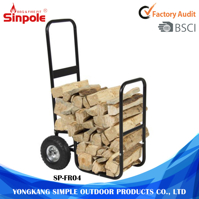 Big Capacity Labor-Saving Stainless Steel Firewood Storage Racks