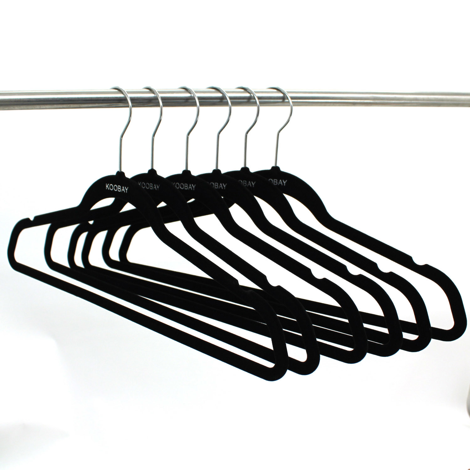 Basic Regular Velvet Flocking Top Slim Hangers, Velvet Clothes Hanger