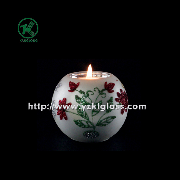 Single Color Glass Candle Set (KL101012-50B)