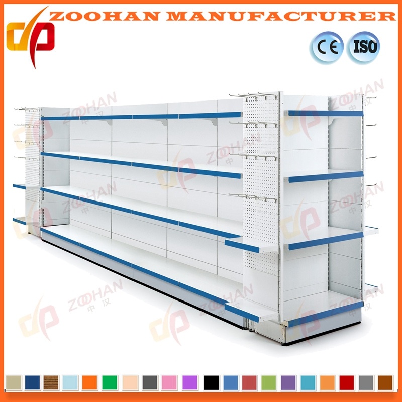 New Supermarket Display Shelving Gondola Shelf with End Cap (Zhs304)