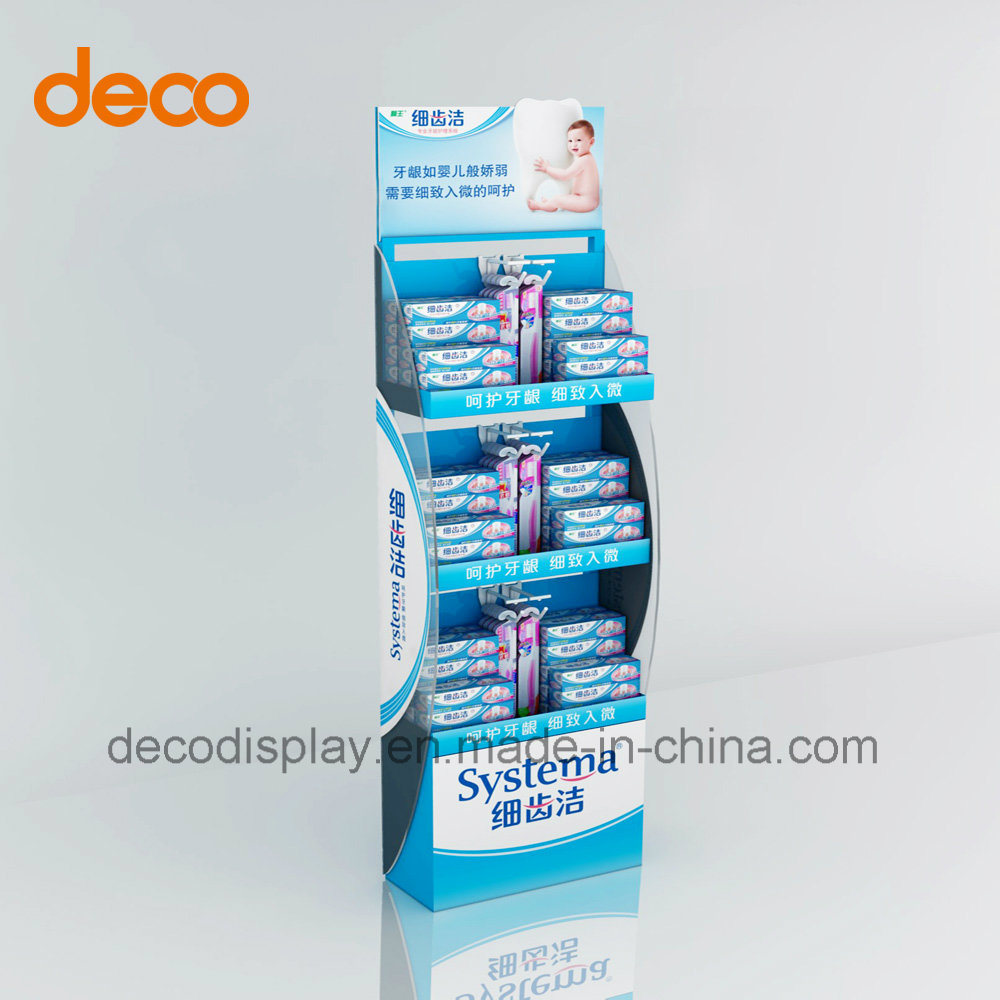 Paper Floor Display Stand Cardboard Display Rack for Exhibition