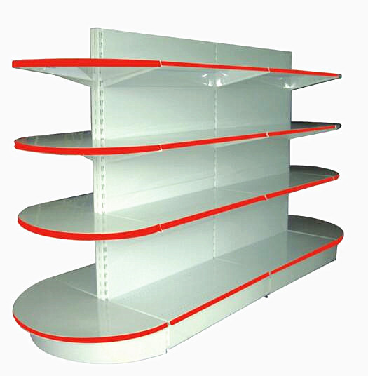 Half Round Head Supermarket Display Shelf, Gondola Shelf, Shop Shelf