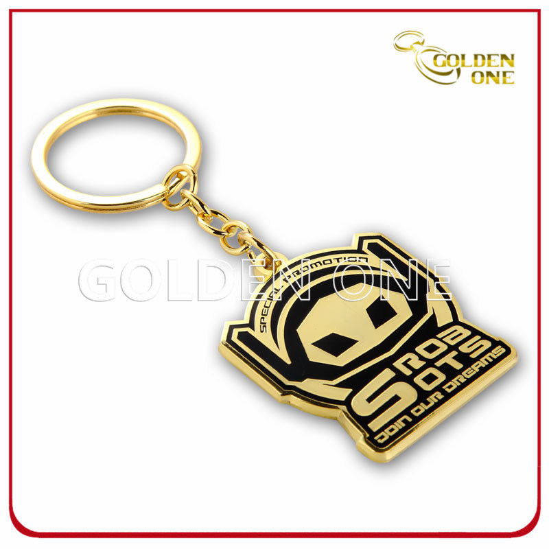 Customized Gold Plating Soft Enamel Metal Key Holder