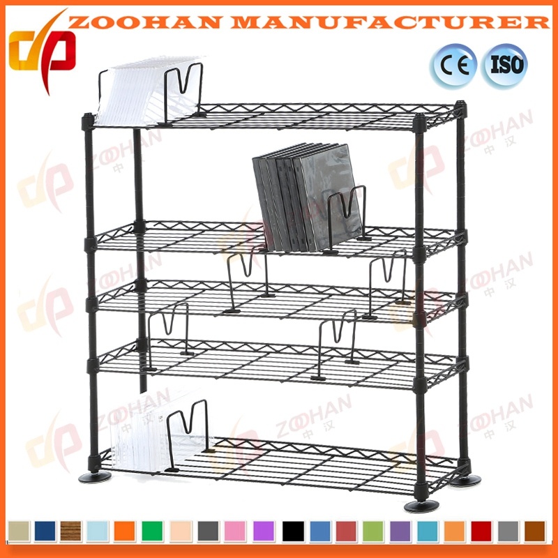 5 Tier Adjustable Multimedia Garage Storage Rack Wire Shelves (Zhw88)