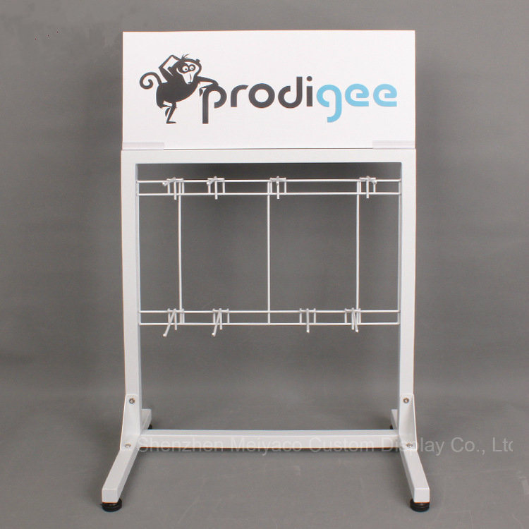 Customizable Metal Display Rack for Hanging Small Commodities