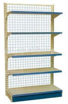 Wire Mesh Back Shelving for Suppermarket