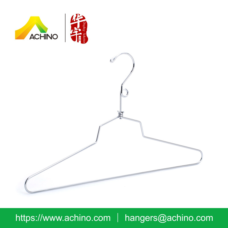 Chrome Wire Garment Hanger with Metal Hook