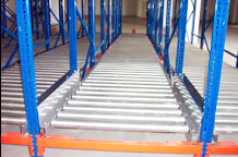 Warehouse Gravity Pallet Racking by Steel Material