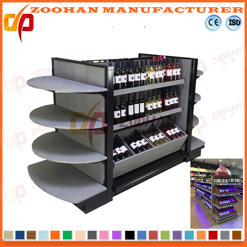 New Customized Supermarket Wooden Shop Shelves (Zhs261)