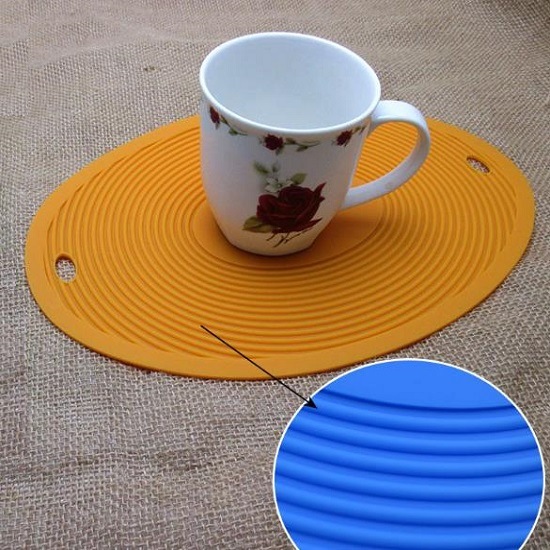 Silicone Kitchenware Non-Slip Heat Resistant Mat Hot Pot Holder