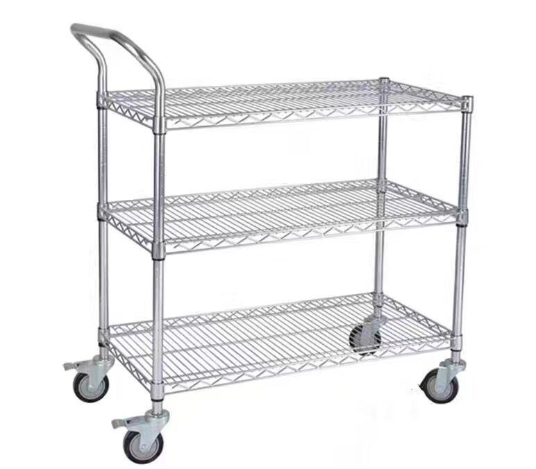 Chrome Plated Stainless Steel Display Rack Shelves