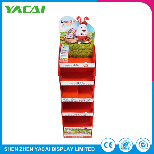 Stores Paper Security Floor Stand Wholesale Jewelry Display Rack