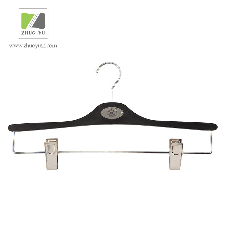 Exclusive Clothes Shop Use Plastic Pant Hanger with Clips