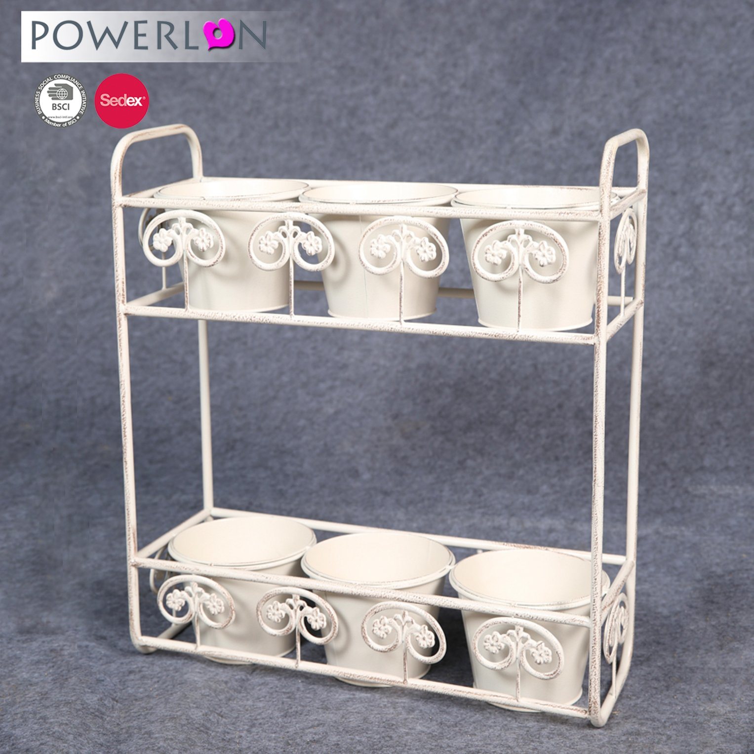 Powder Coated Round Flower Pot Stand