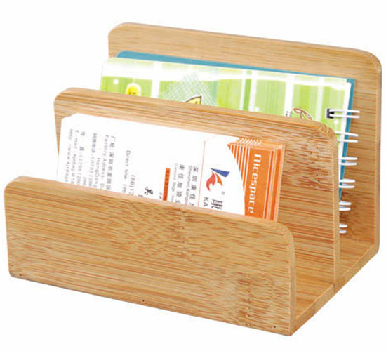 Natural Bamboo Memo Holder / Note Holder / Namecard Holder