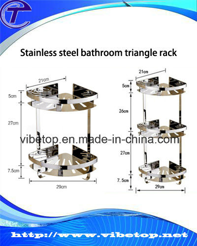 Stainless Steel Bathroom Triangle Rack Vtr-001