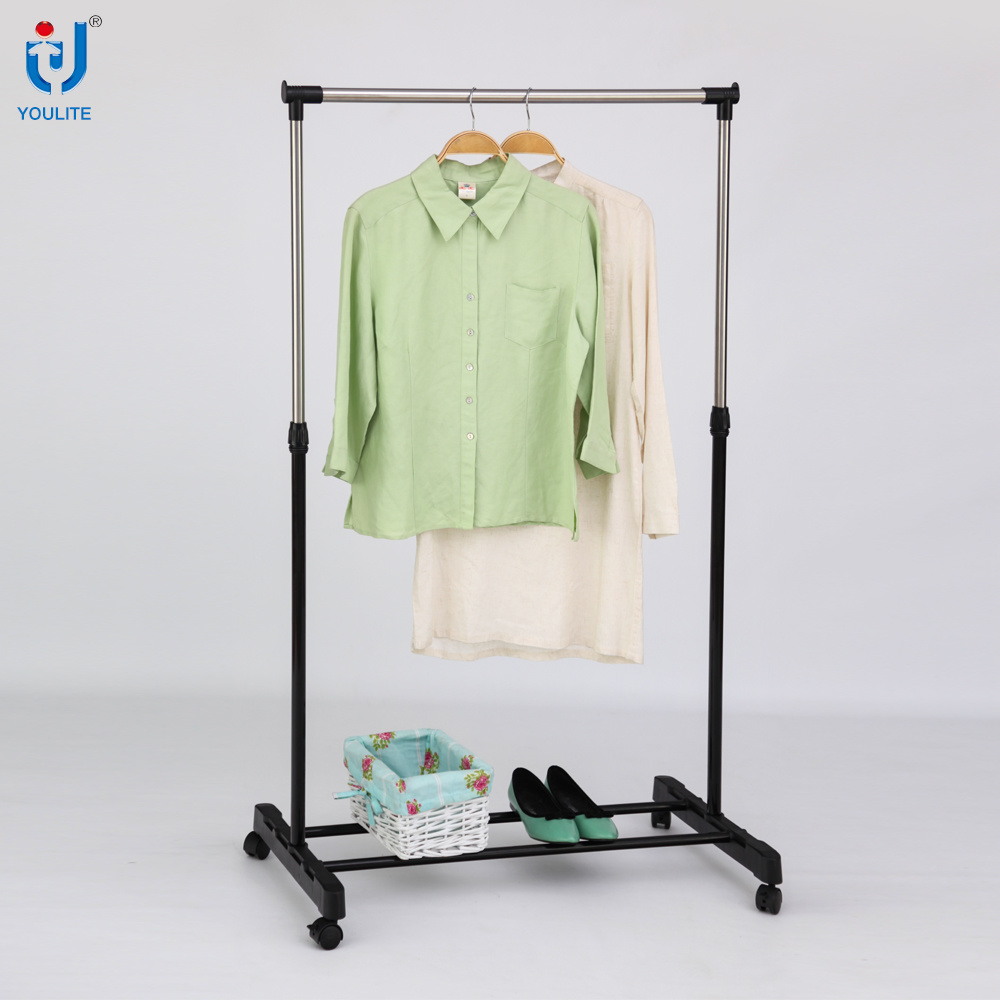 Extendable Garment Rack Stainless Steel Double Layer Telescopic Clothes Dryer