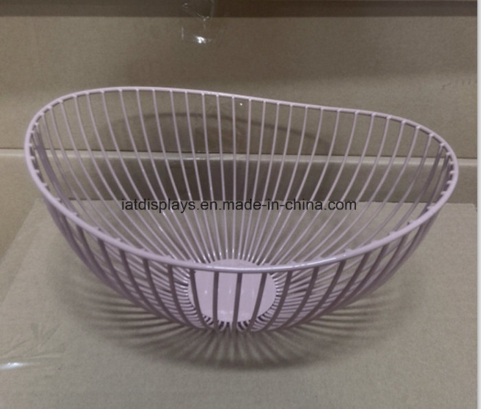 Metal Wire Kitchen Supermarket Storage Food Fruit Basket