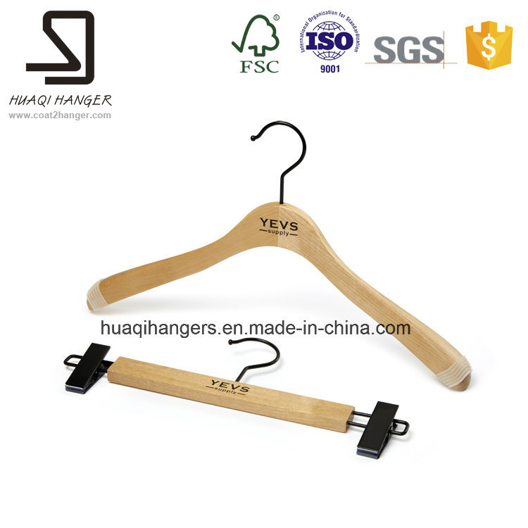 Beech Wood Hangers, Luxury Clothes Pants Hangers