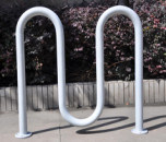 Wave Black Powder Coated Bike Stand Rack