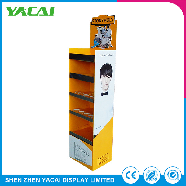 Custom Floor Paper Retail Exhibition Display Stand Rack