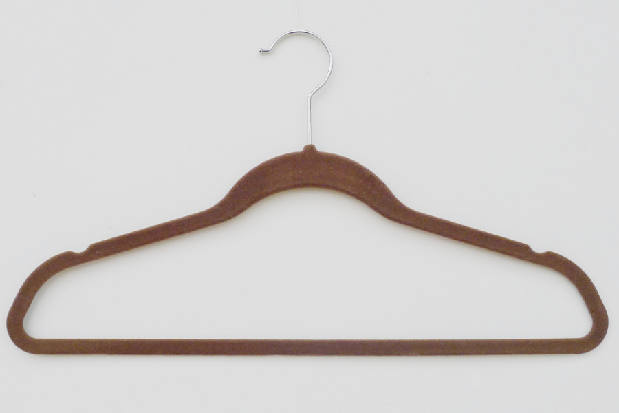 Flocked Velvet Anti-Slip Cloth Hanger