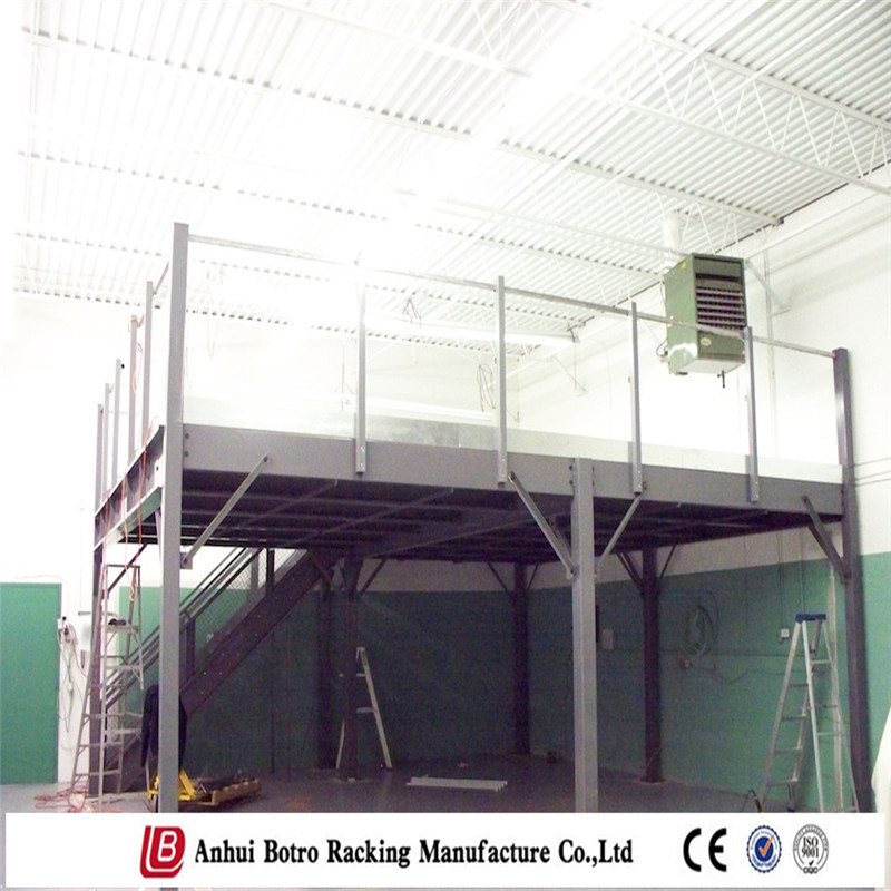 Nanjing Storage Mezzanine Platform Floor Rack Works Plant Factory