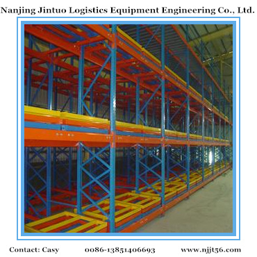 High-Density Type of Pallet Storage Push Back Rack