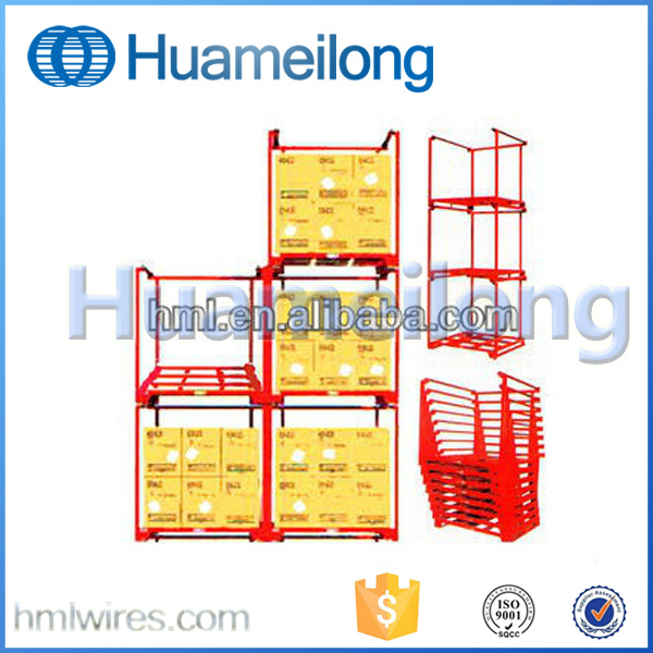 Powder Coating Warehouse Stacking Storage Nestainer Rack