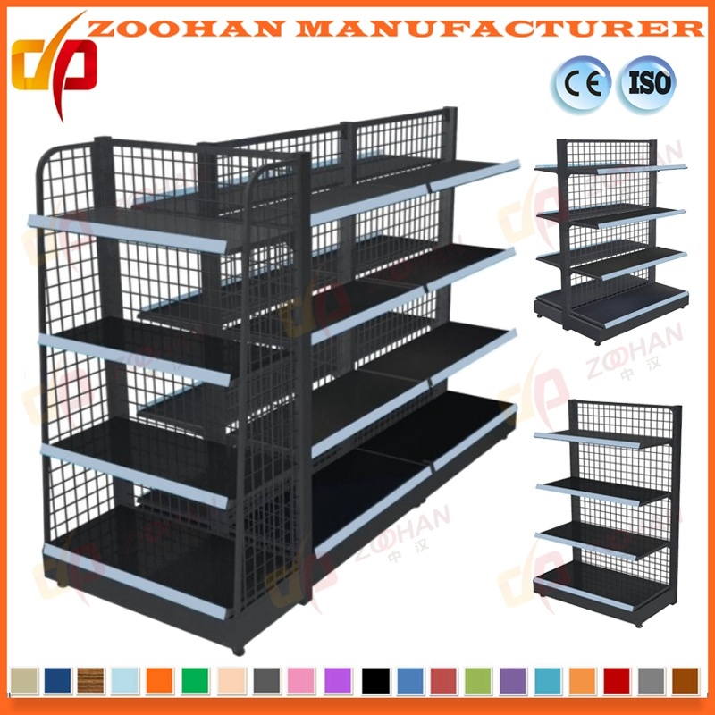 Supermarket Wall Shelving Storage Retail Store Wire Display Shelves (Zhs400)