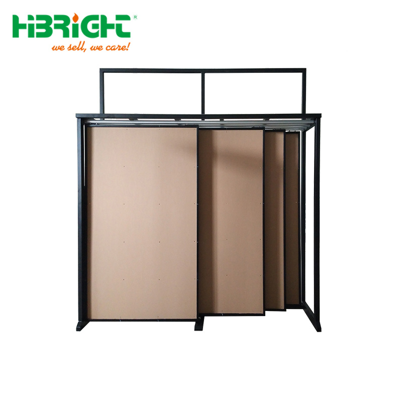 Sliding Ceramic Tiles Display Stand Trade Show Display Rack