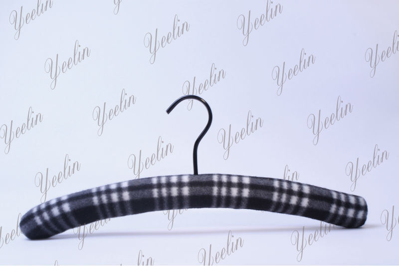 Cheap Velvet Hanger for Clothes Ylfbv007W-1 for Supermarket, Wholesaler