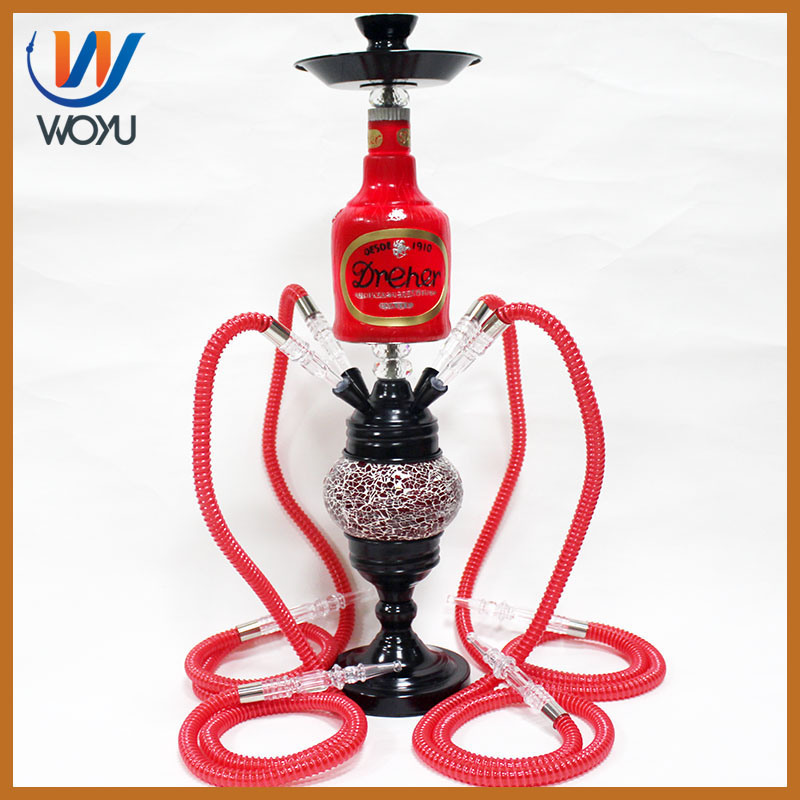 Beer Glass Bottle Shisha Tabacco Smoke Hookah