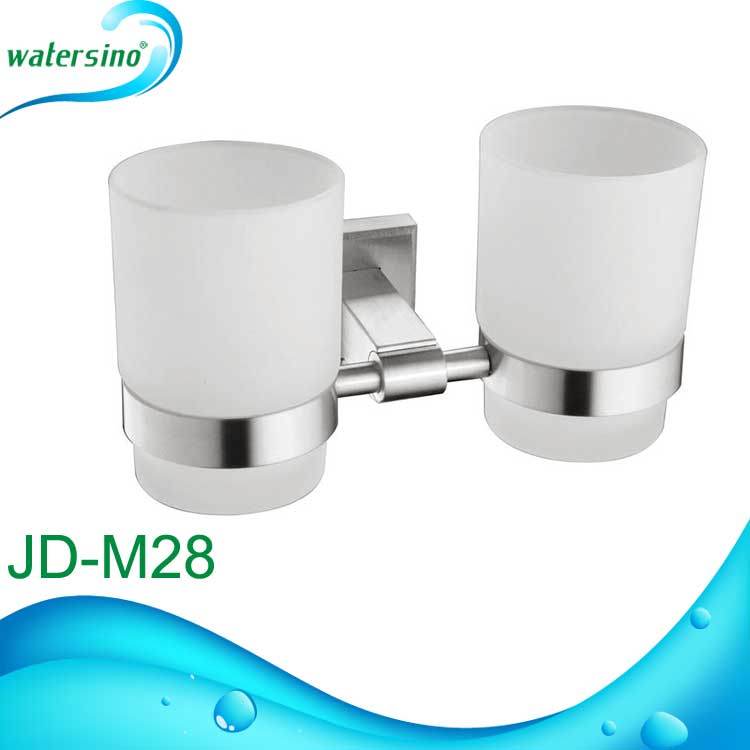 Beautiful Design White Double Tumlber Wirh Holder