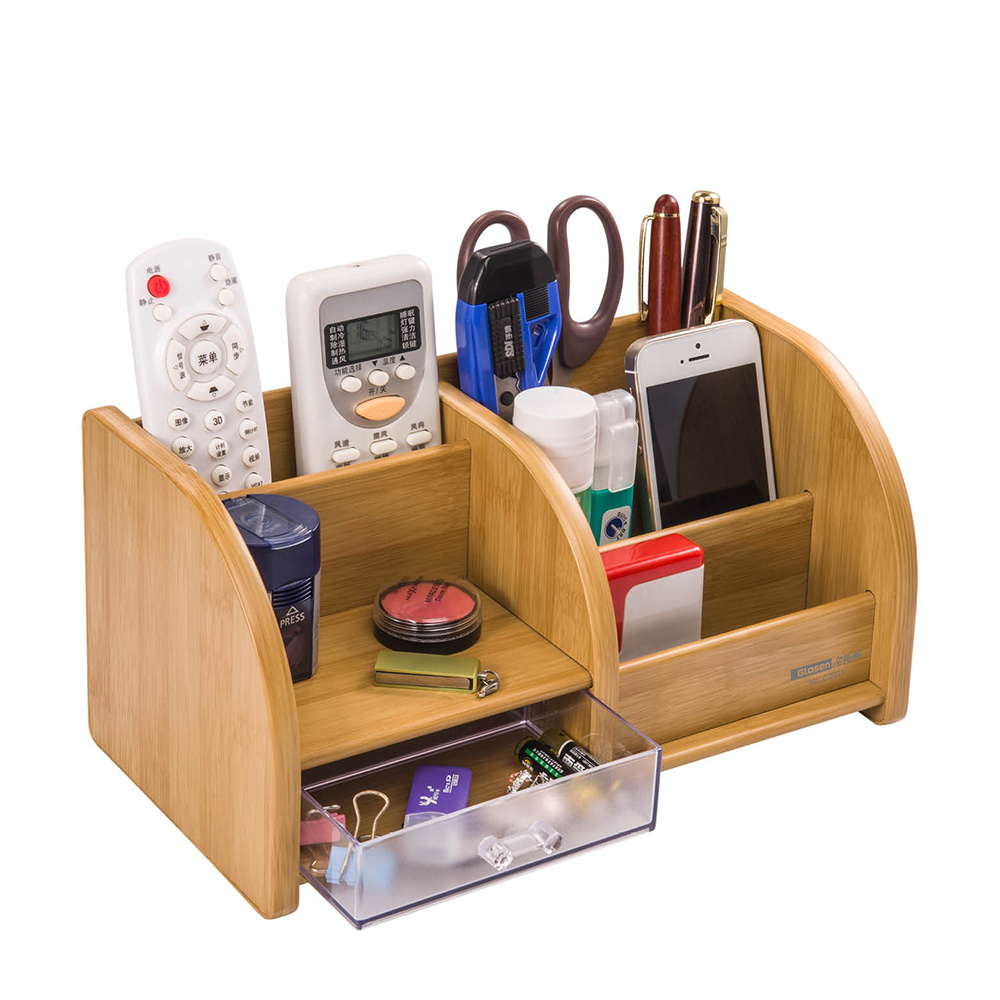 Large Capacity Office Stationery Organizer with Drawer