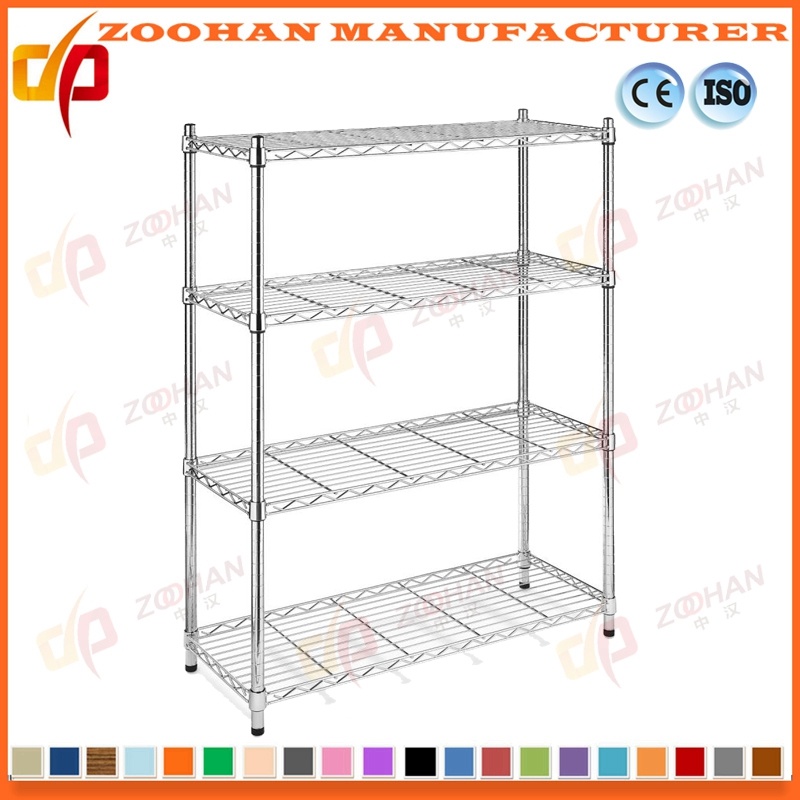 Metal Home Kithchen Wire Shelves Storage Garage Wall Shelving (Zhw111)